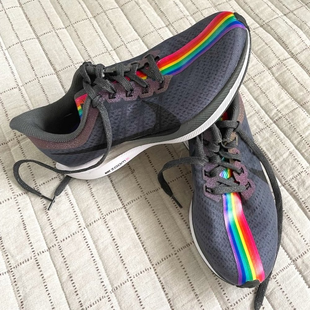 NEW - Size 7 - Nike Zoom Pegasus 35 Turbo - Rainbow